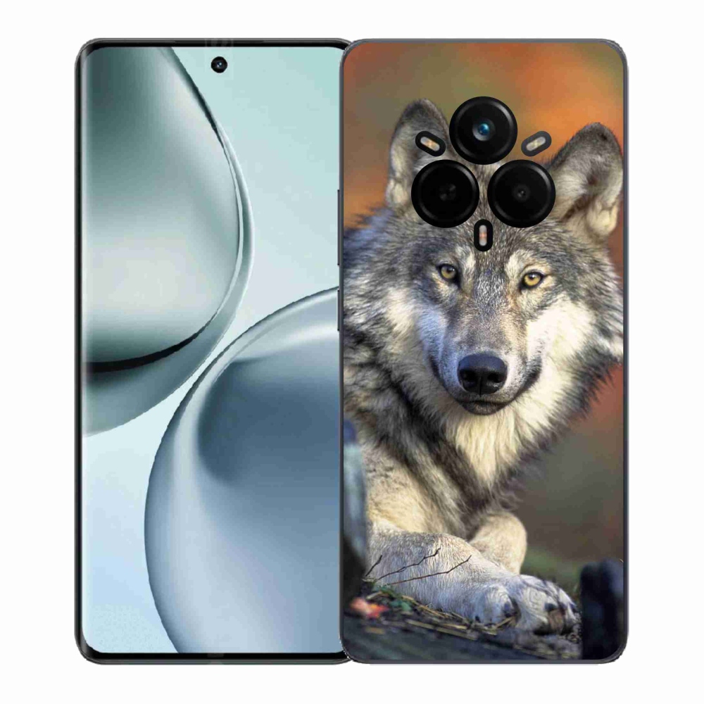Gél borítás mmCase a Realme 14 Pro+ 5G számára - farkas