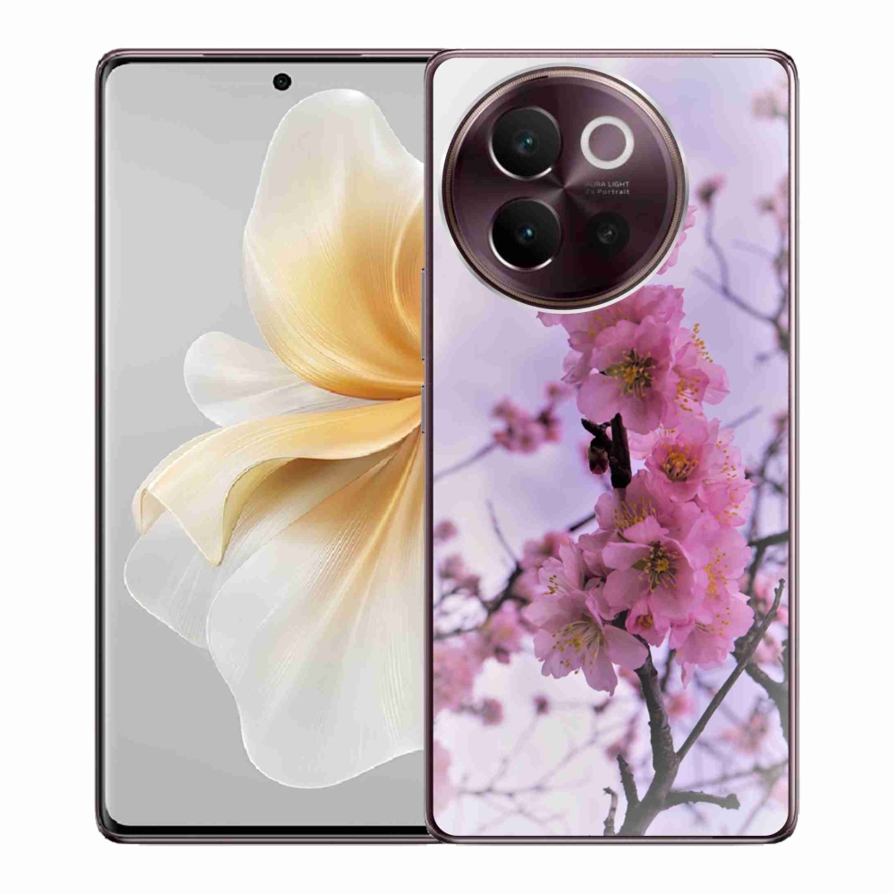 Gél borító mmCase a Vivo V40 Lite 5G-hez - virágok 7