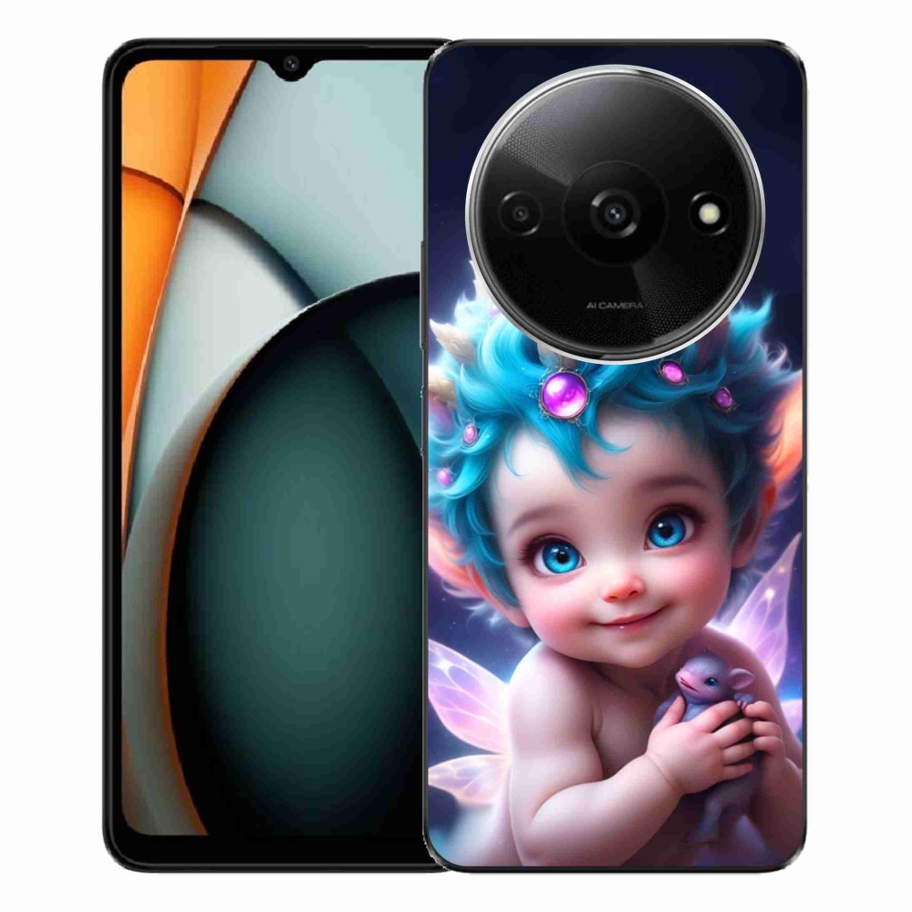 Gél borítás mmCase a Xiaomi Redmi A3-hoz - baba pillangószárnyakkal