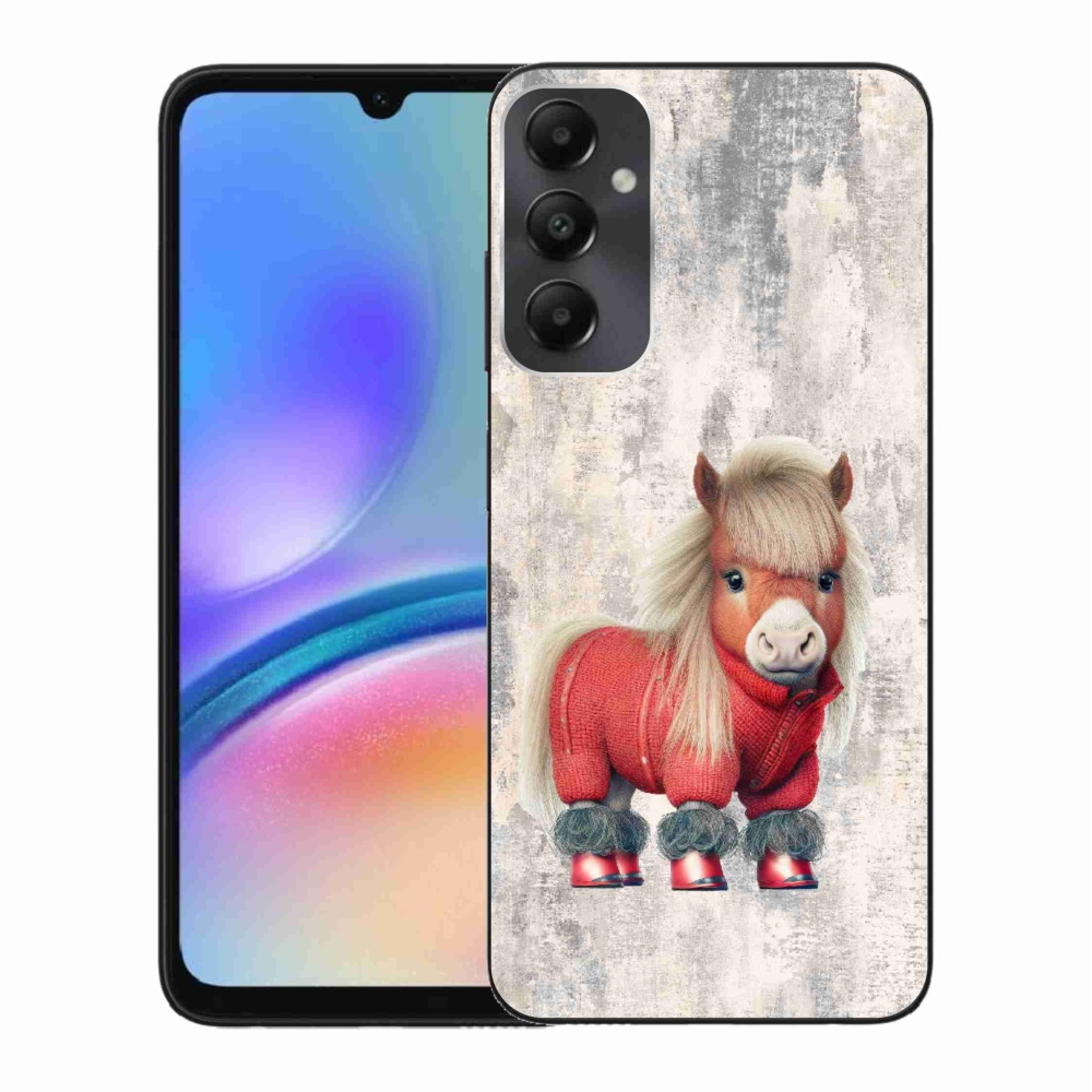 Gél borítás mmCase Samsung Galaxy A05s készülékhez - póni pulóverben