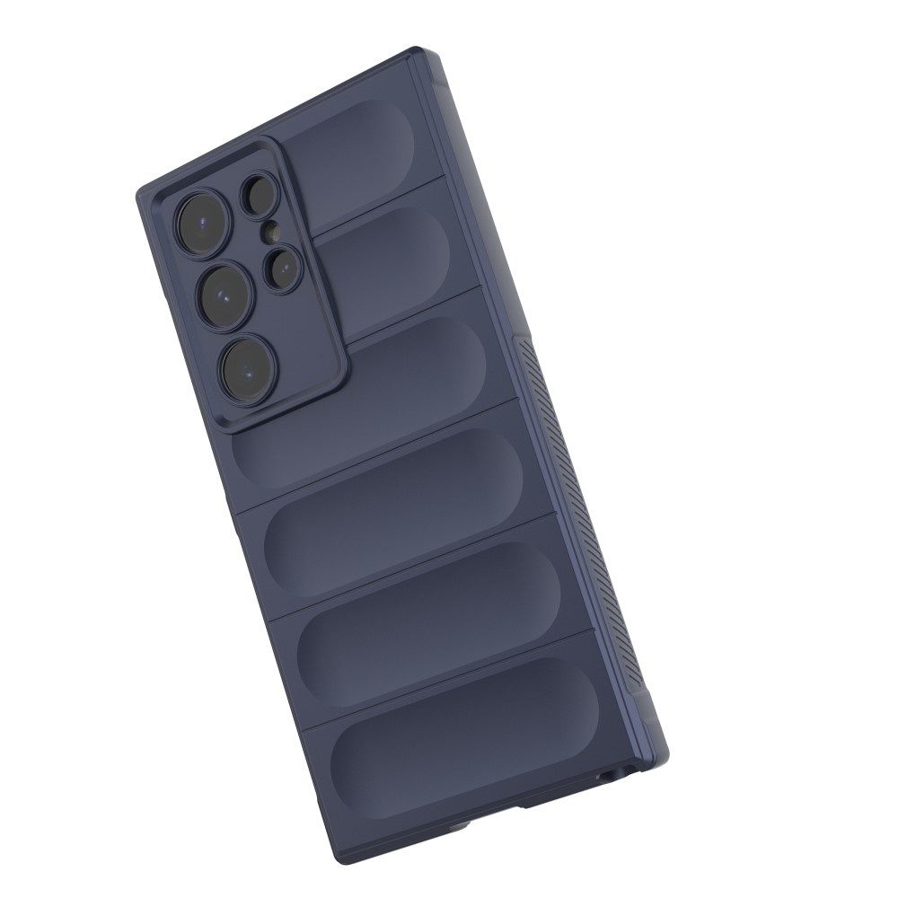 Rugg tartós zselés tok Samsung Galaxy S24 Ultra készülékhez - sötétkék