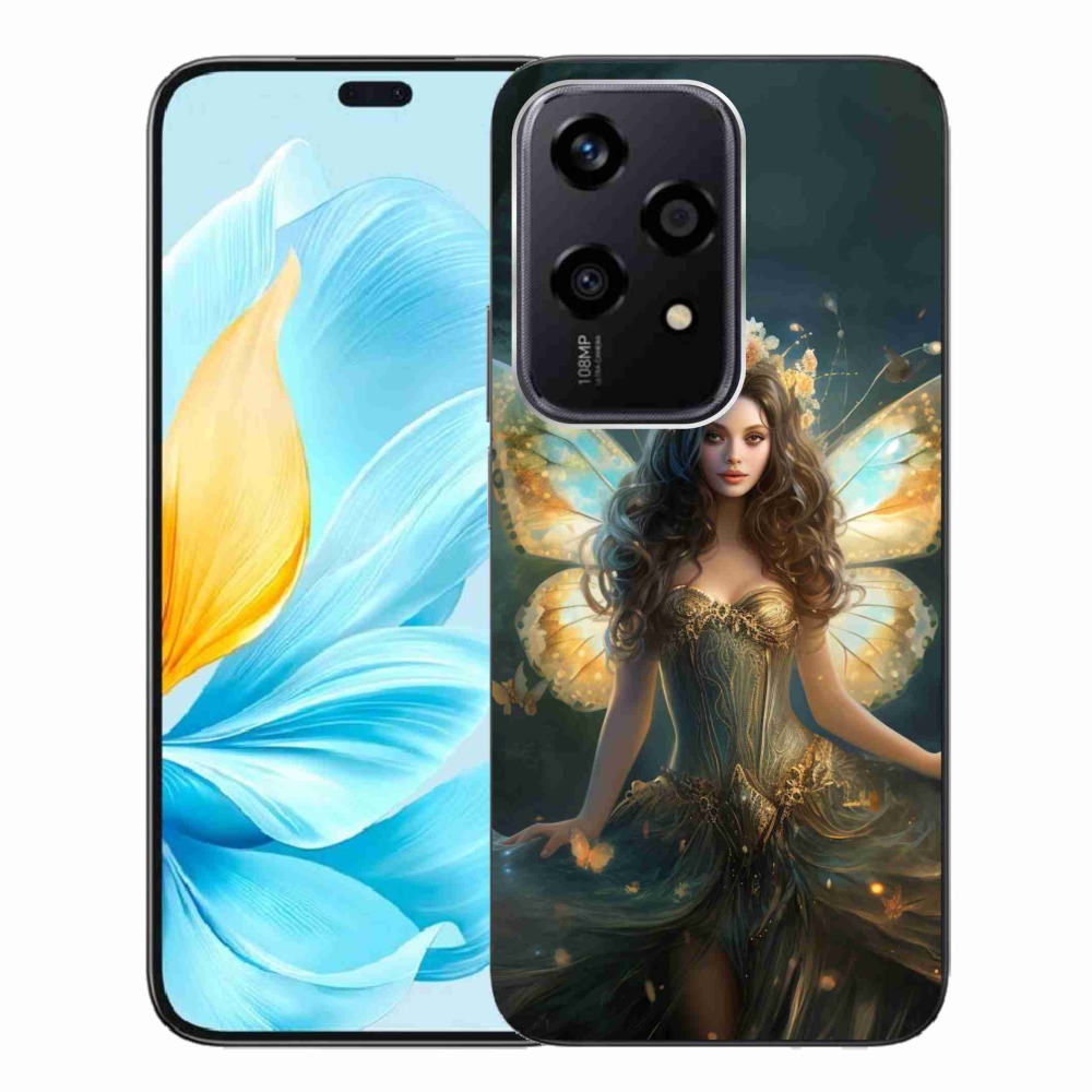 Zselés borítás mmCase a Honor 200 Lite 5G számára - pillangó nő