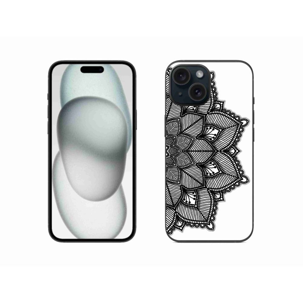Zselés borítás mmCase iPhone 15 készülékhez - mandala