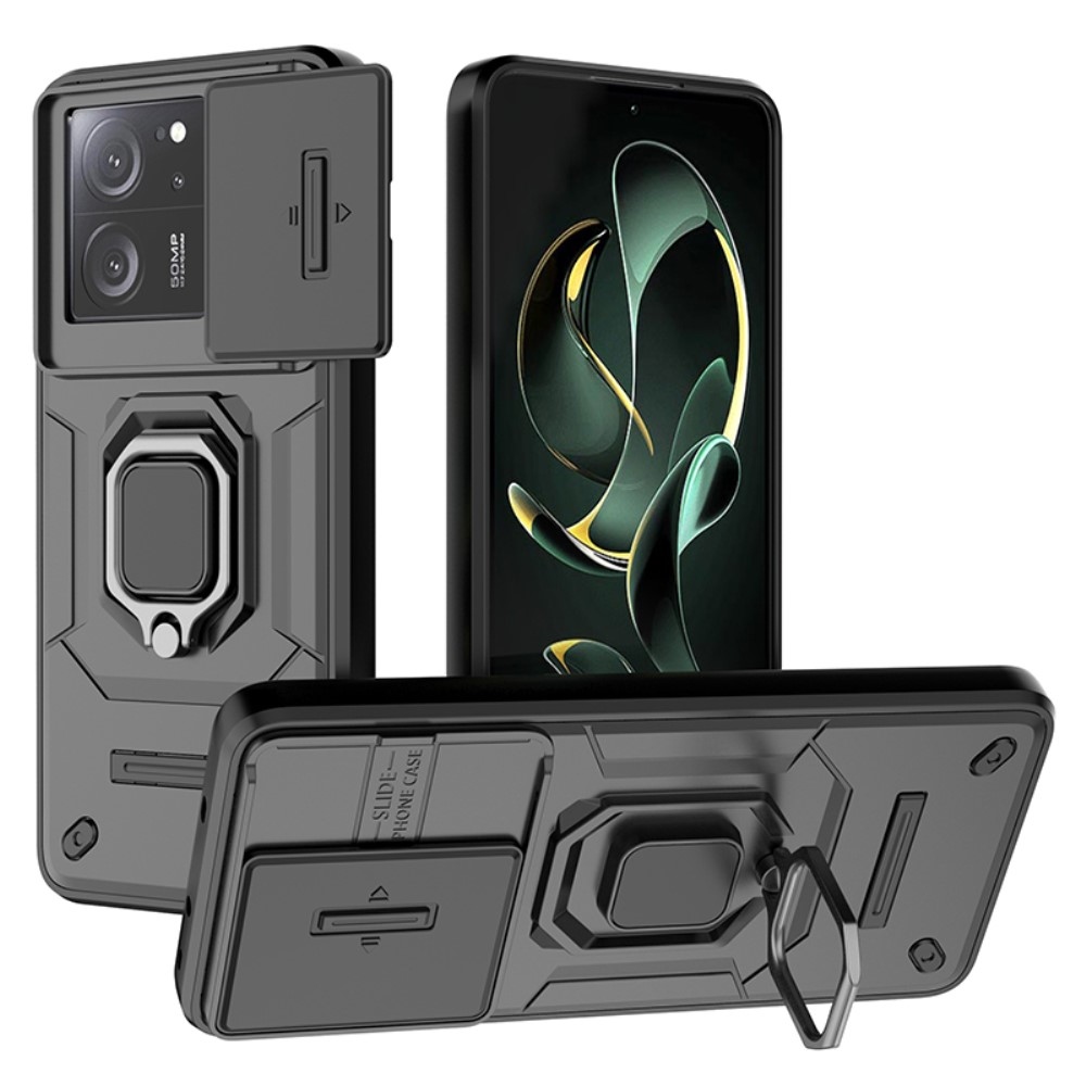 Lencseálló hibrid borítás Xiaomi 13T/13T Pro készülékhez - fekete