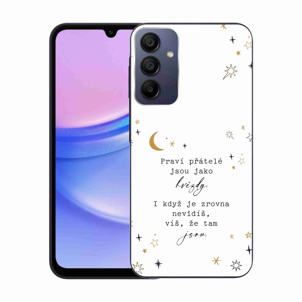 Gél borítás mmCase Samsung Galaxy A15 4G/5G - idézem 6 fehér háttér