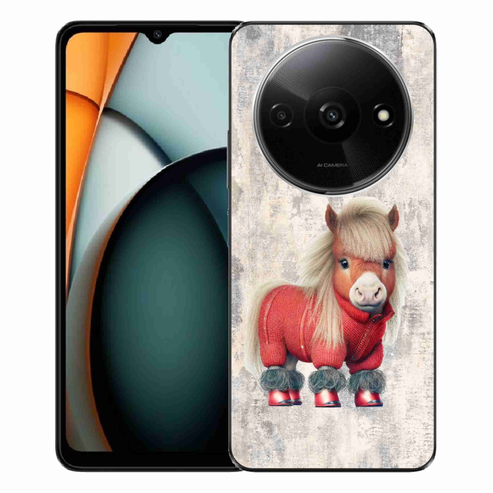 Gél borítás mmCase a Xiaomi Redmi A3-hoz - póni pulóverben