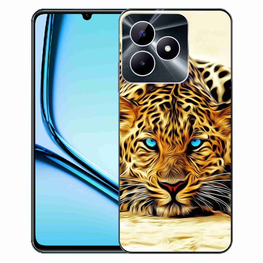 Zselés borító mmCase a Realme Note 50 készülékhez - rajzfilm tigris