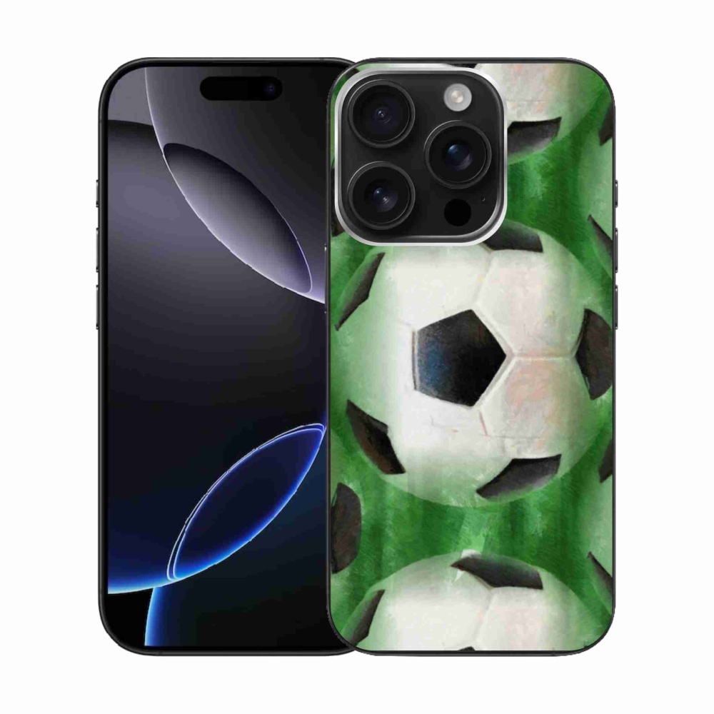 Zselés borítás mmCase iPhone 16 Pro készülékhez - focilabda