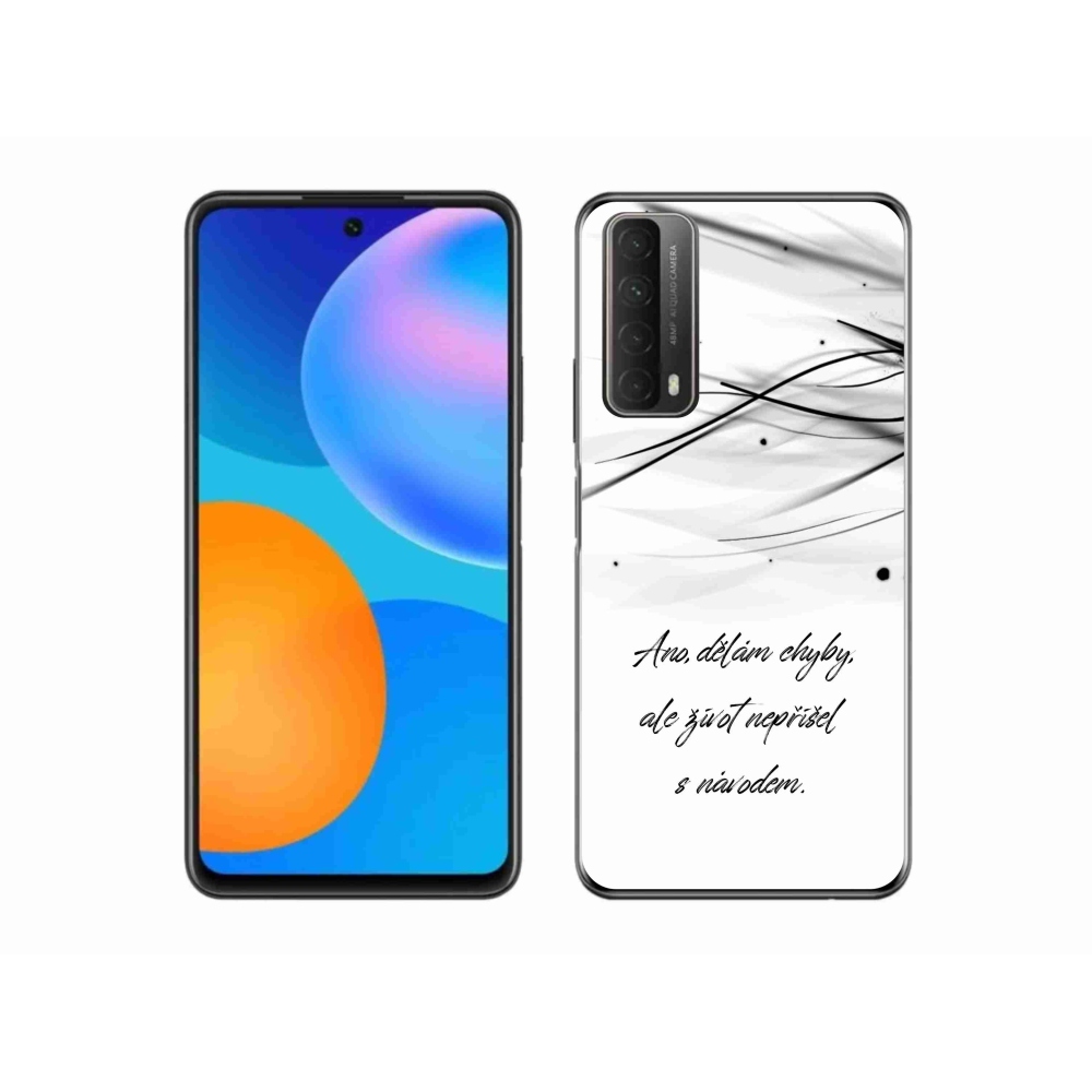 Gél borítás mmCase a Huawei P Smart (2021) - idézem fehér háttér