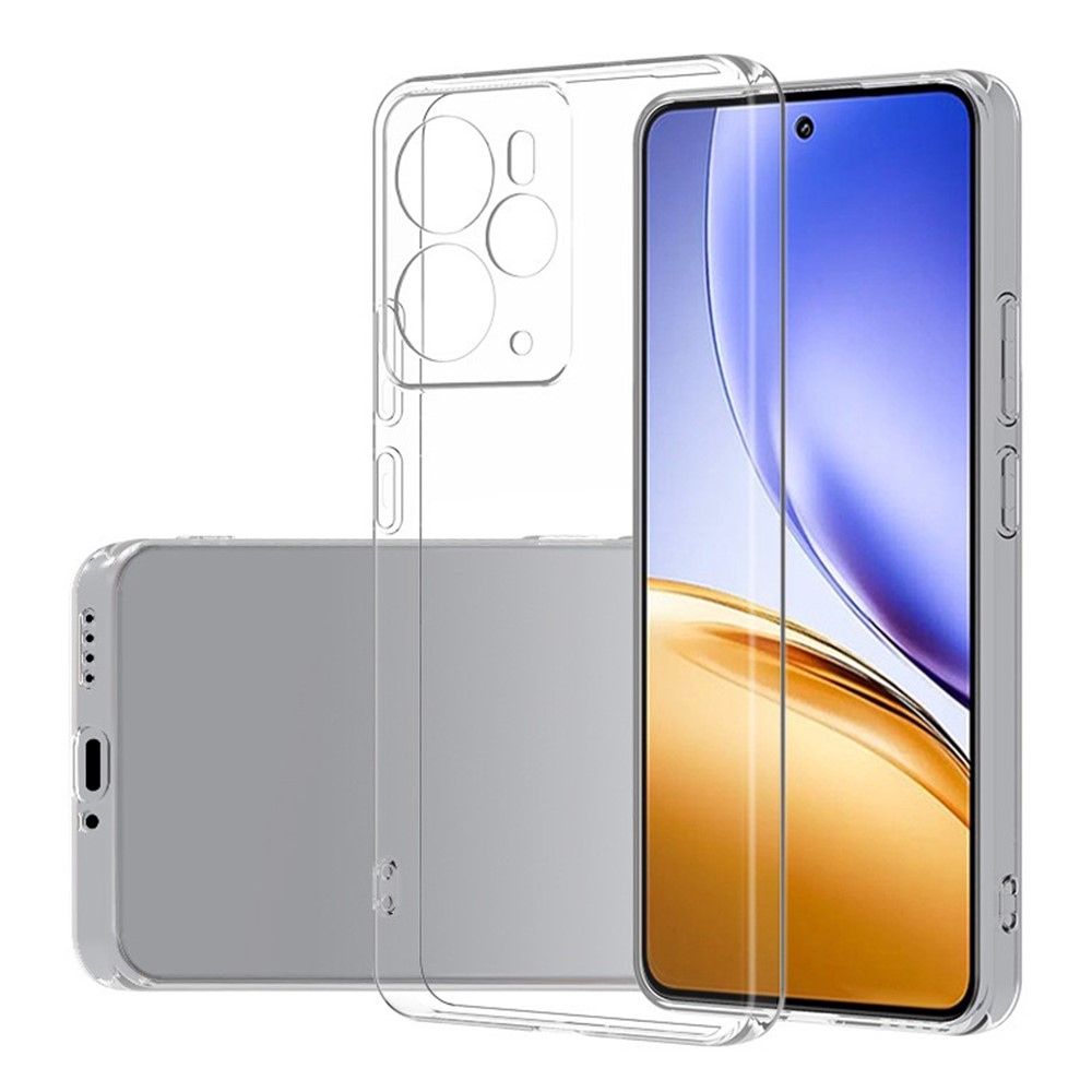 Átlátszó zselés tok a Realme 14 5G készülékhez - átlátszó