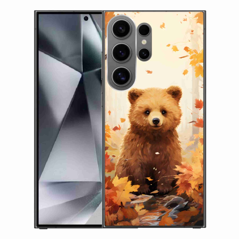 Zselés borítás mmCase Samsung Galaxy S24 Ultra - medve az erdőben