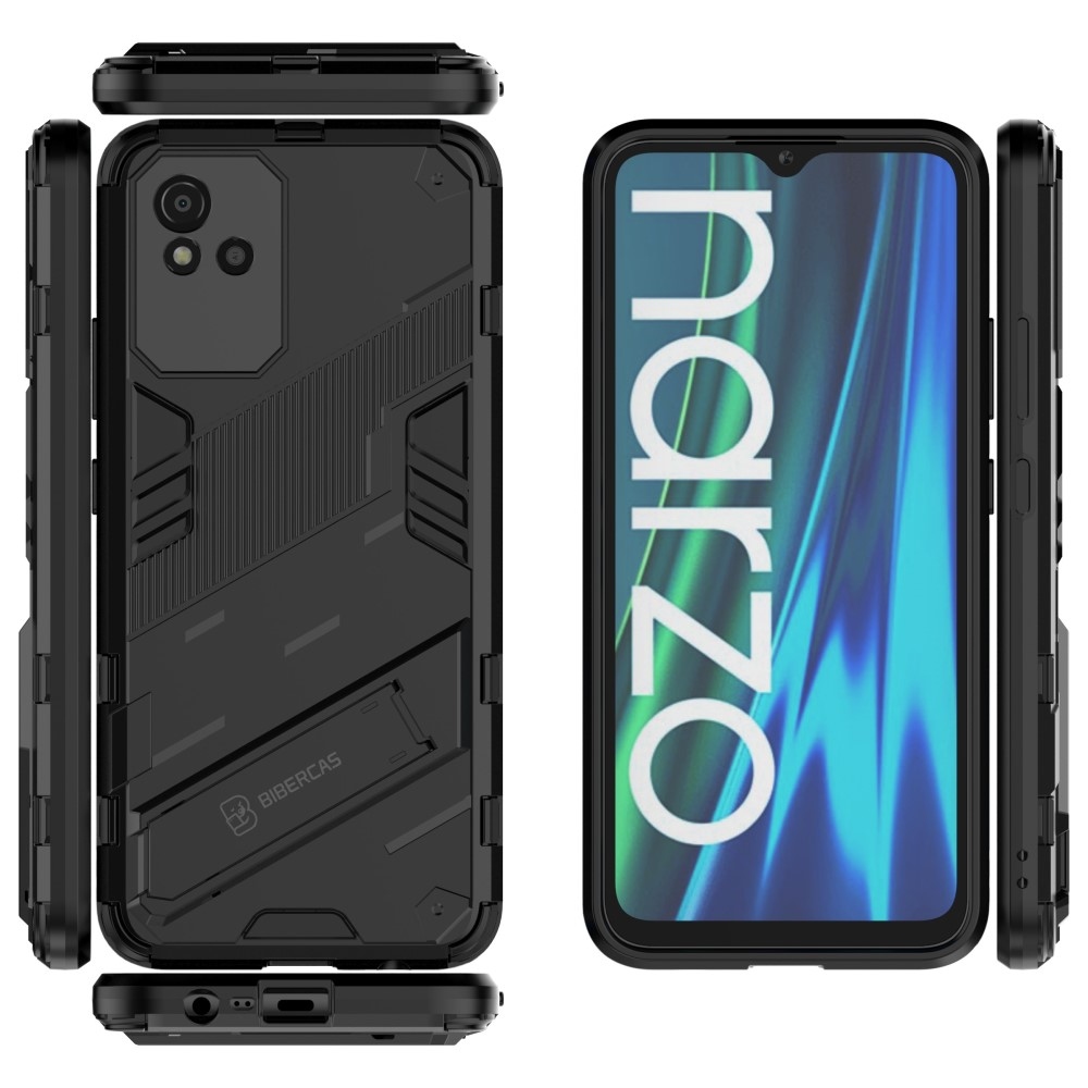 Armory tartós borítás a Realme Narzo 50i készülékhez - fekete