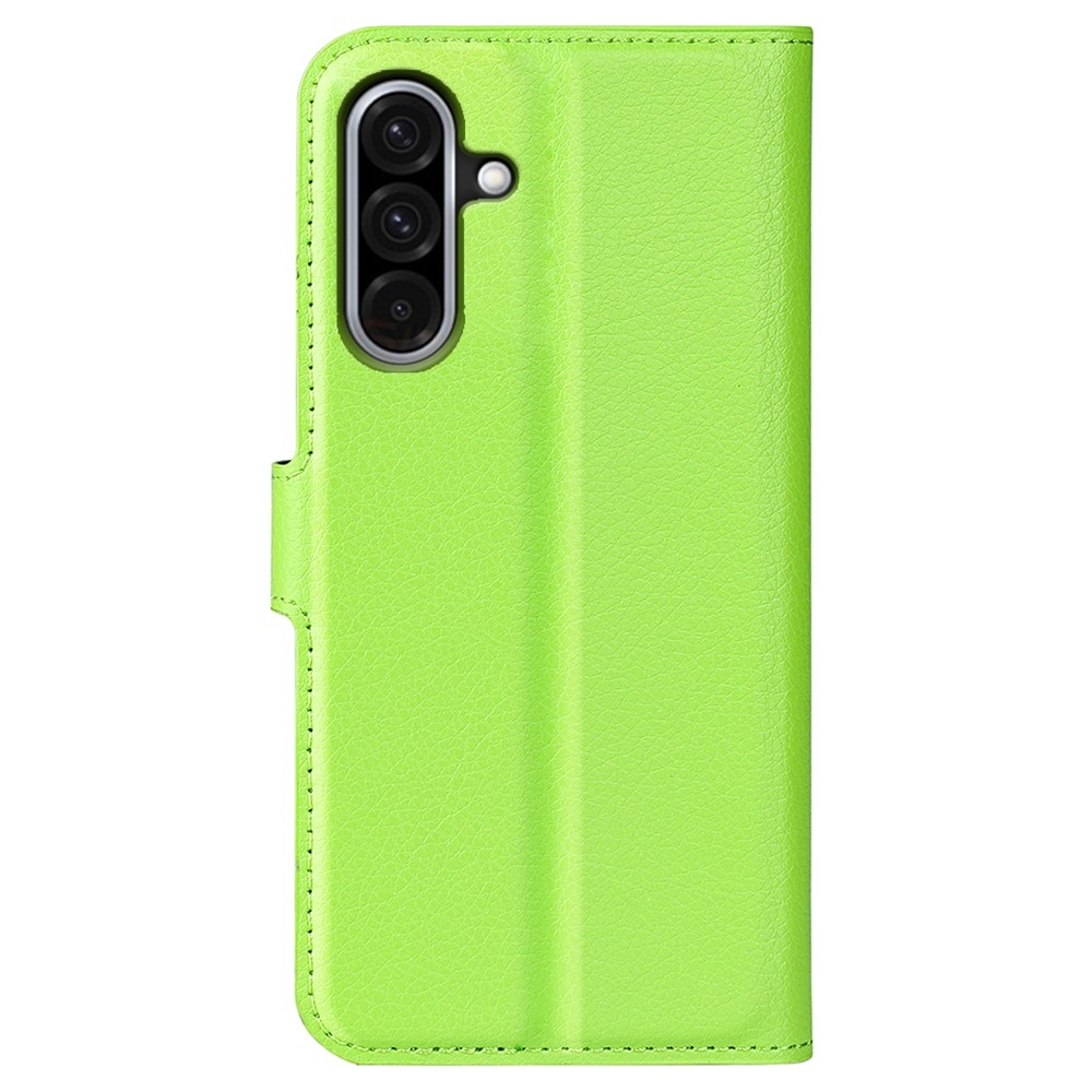 Litchi könyv tok Samsung Galaxy A36 5G - zöld