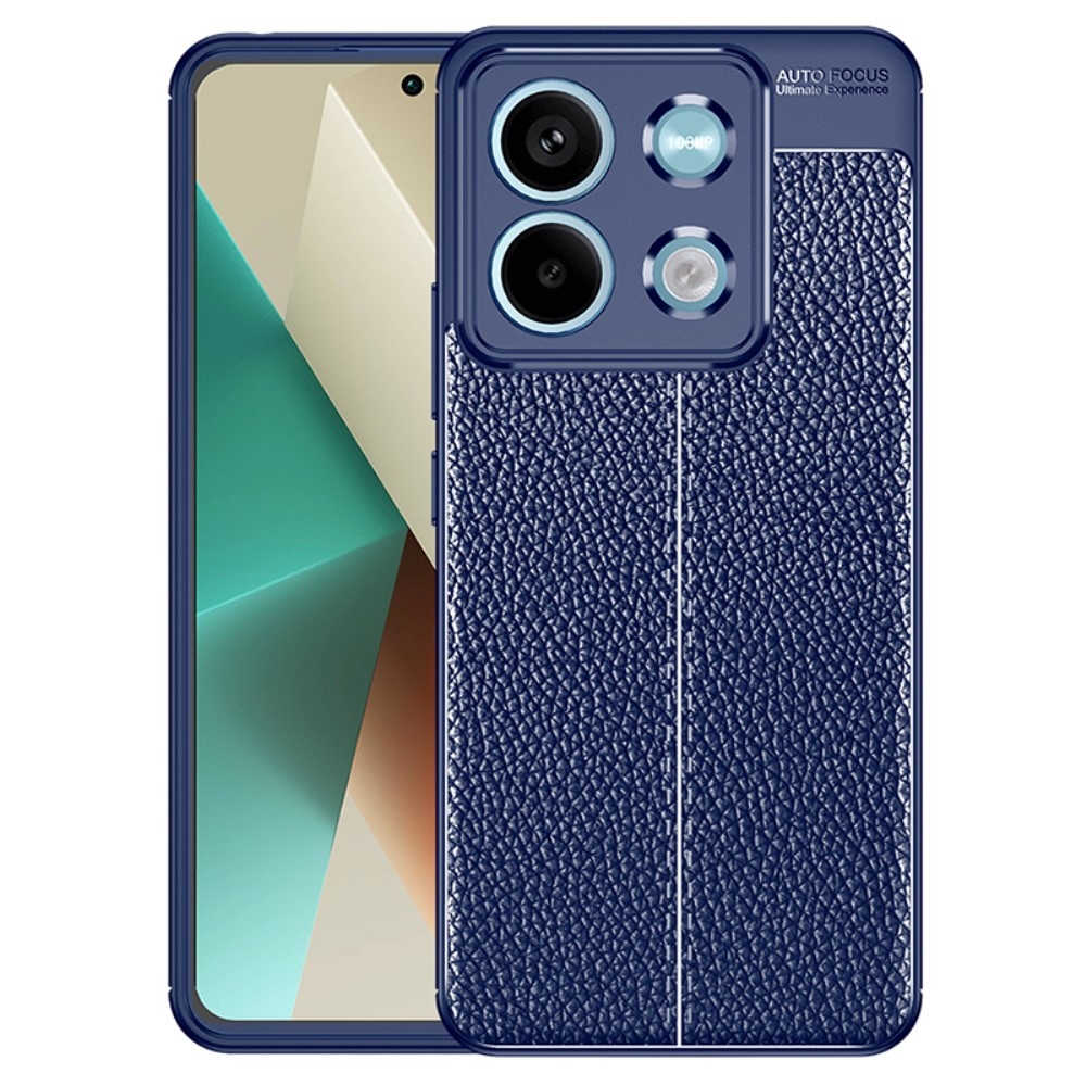 Litchi tartós zselés tok Xiaomi Redmi Note 13 5G - kék