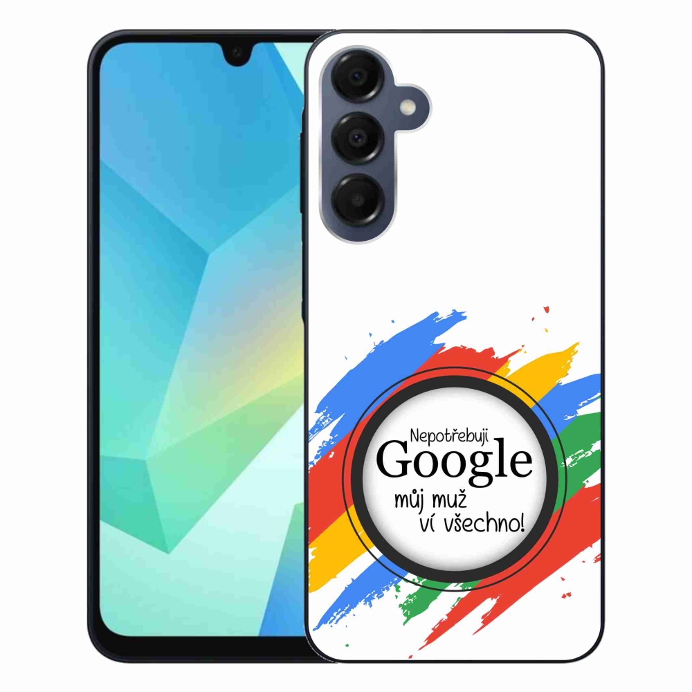 Gél borító mmCase Samsung Galaxy A16 4G/5G - az ember mindent tud fehér háttérrel