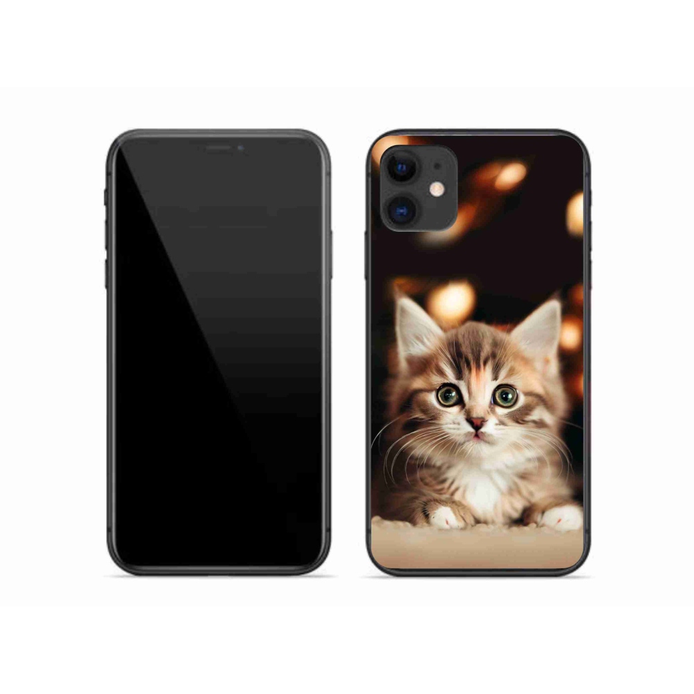 Gél borítás mmCase iPhone 11 készülékhez - aranyos cica 2