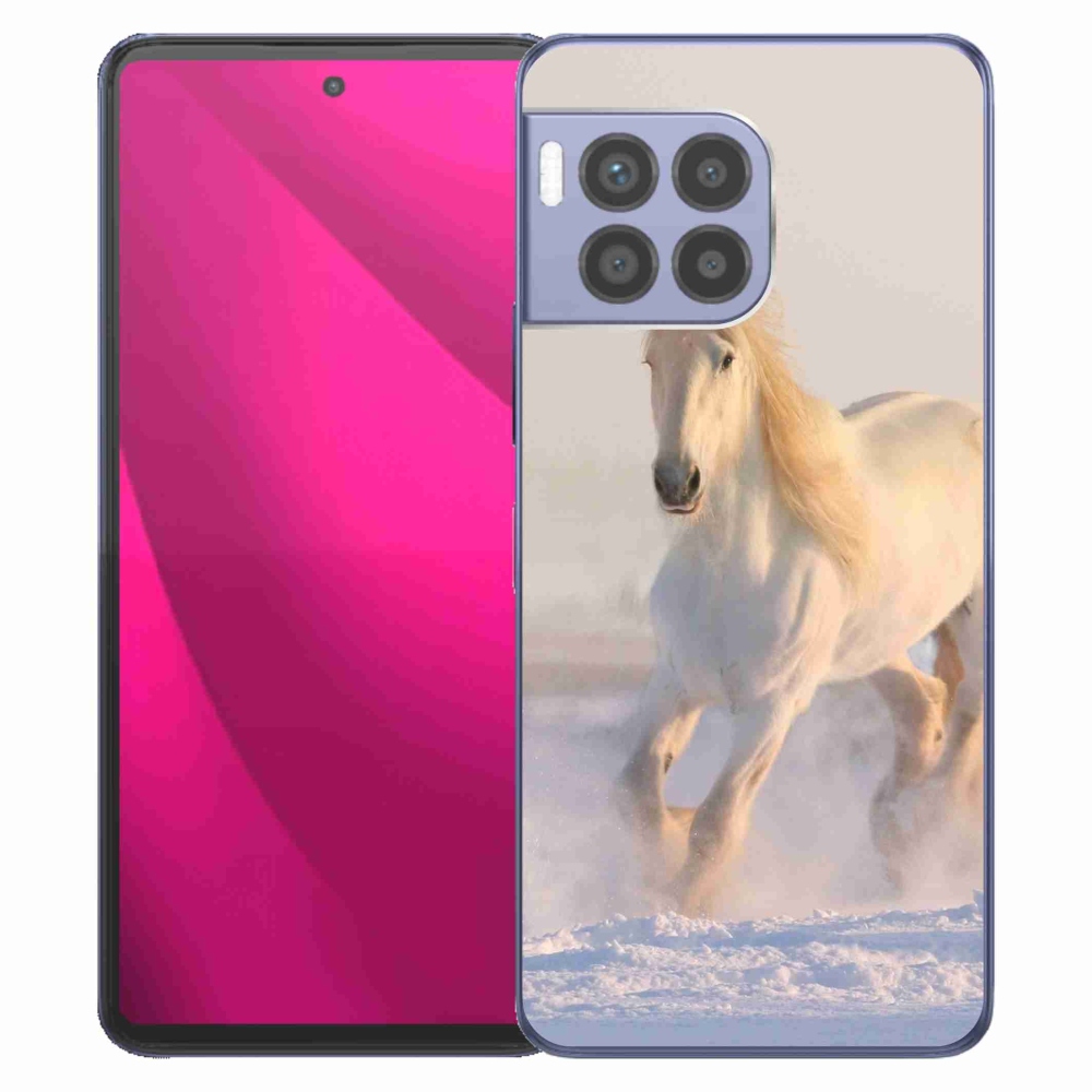 Zselés borítás mmCase a T-Mobile T Phone 2 Pro készülékhez - ló a hóban