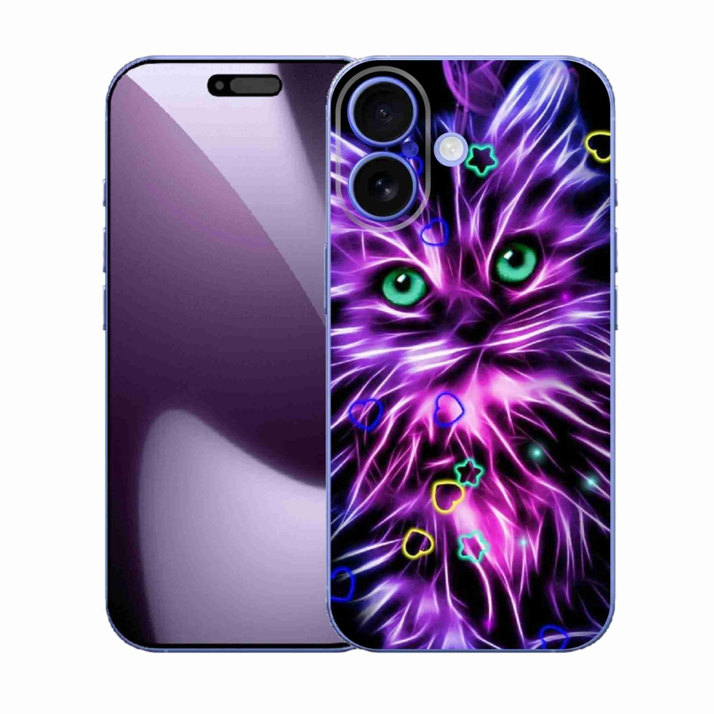 Gél borítás mmCase iPhone 17 készülékhez - absztrakt macska