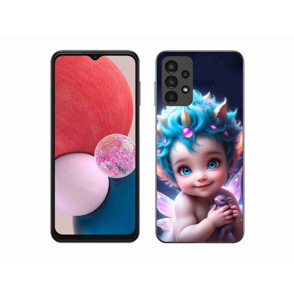 Gél borítás mmCase Samsung Galaxy A13 4G - baba pillangószárnyakkal