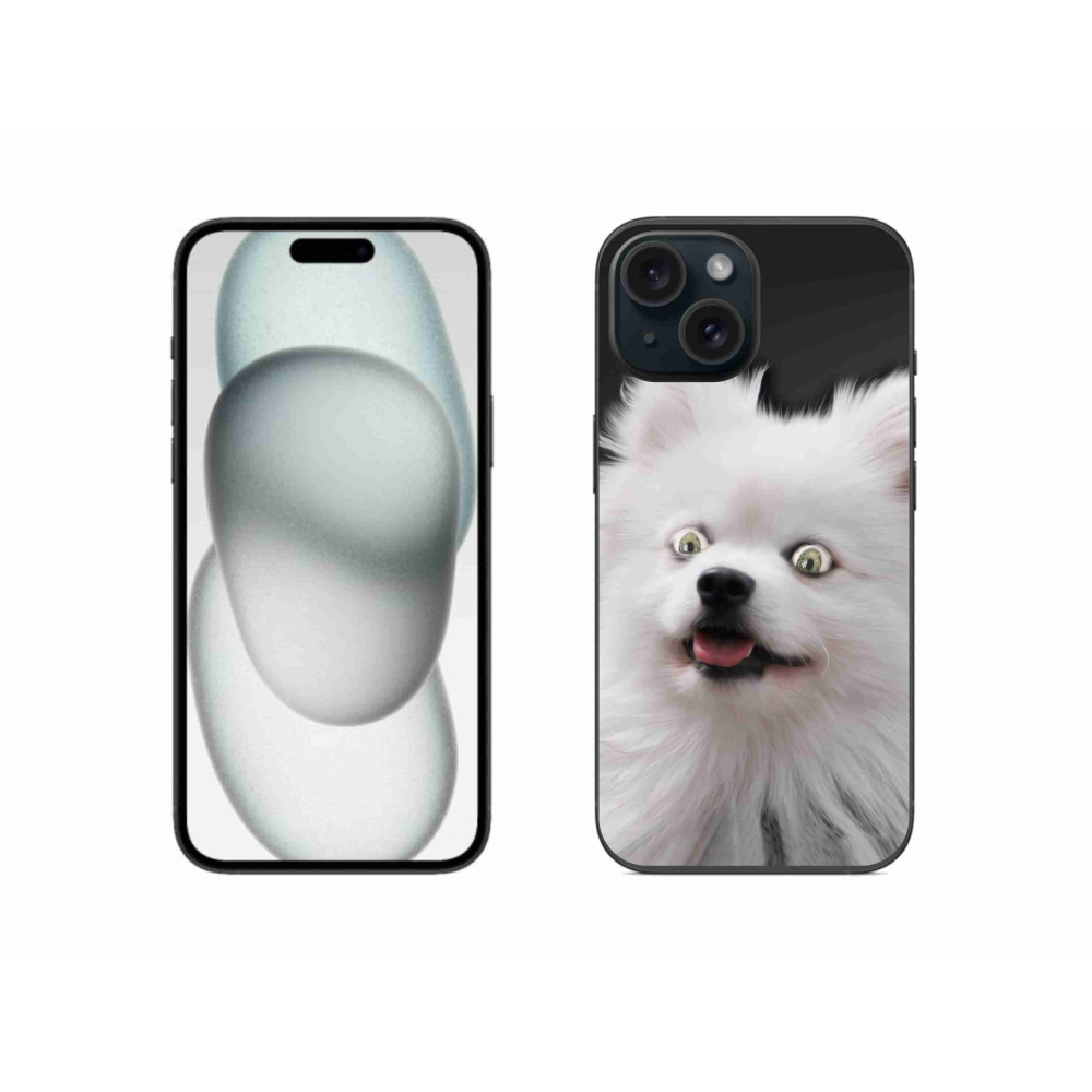 Zselés borítás mmCase iPhone 15 készülékhez - fehér tipp