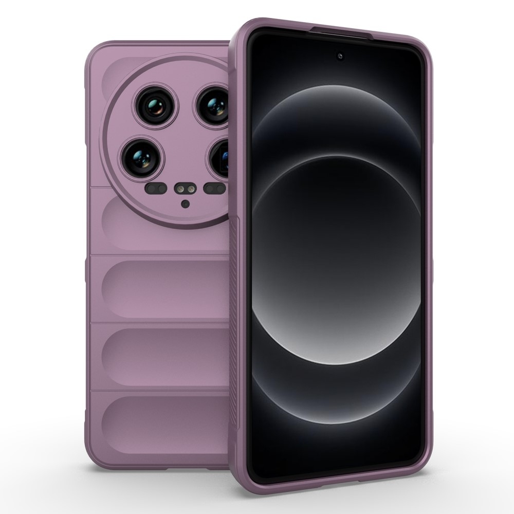Rugg tartós zselés tok Xiaomi 14 Ultra - világos lila