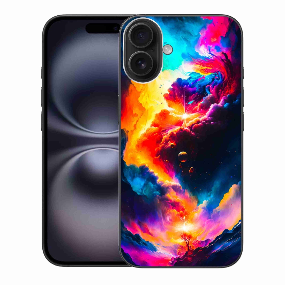 Zselés borítás mmCase iPhone 16 Plus készülékhez - absztrakt motívum