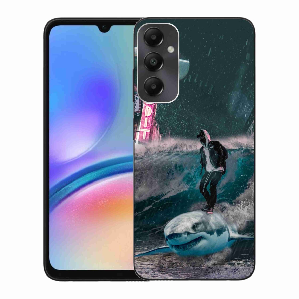 Zselés borítás mmCase Samsung Galaxy A05s készülékhez - cápa