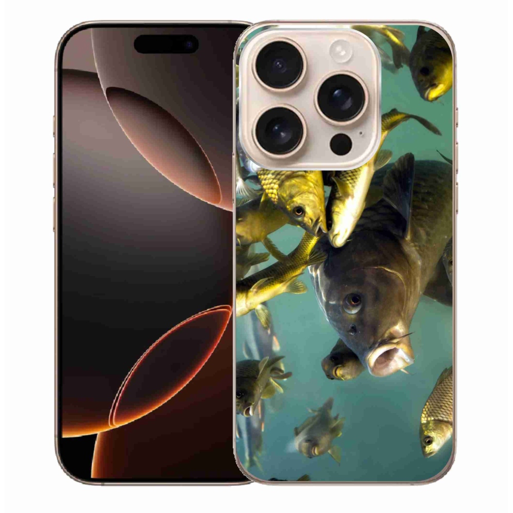 Gél tok mmCase iPhone 16 Pro Max készülékhez - halak iskolája