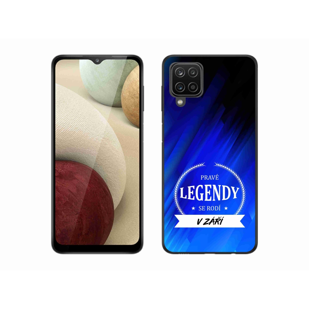 Gél borítás mmCase Samsung Galaxy M12 - Legendák szeptemberben kék háttérrel