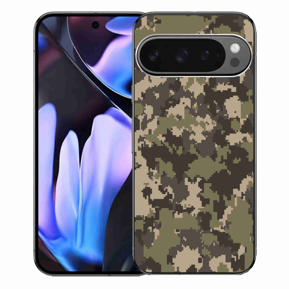 Zselés borítás mmCase a Google Pixel 9 Pro XL-hez - terepszínű minta 12