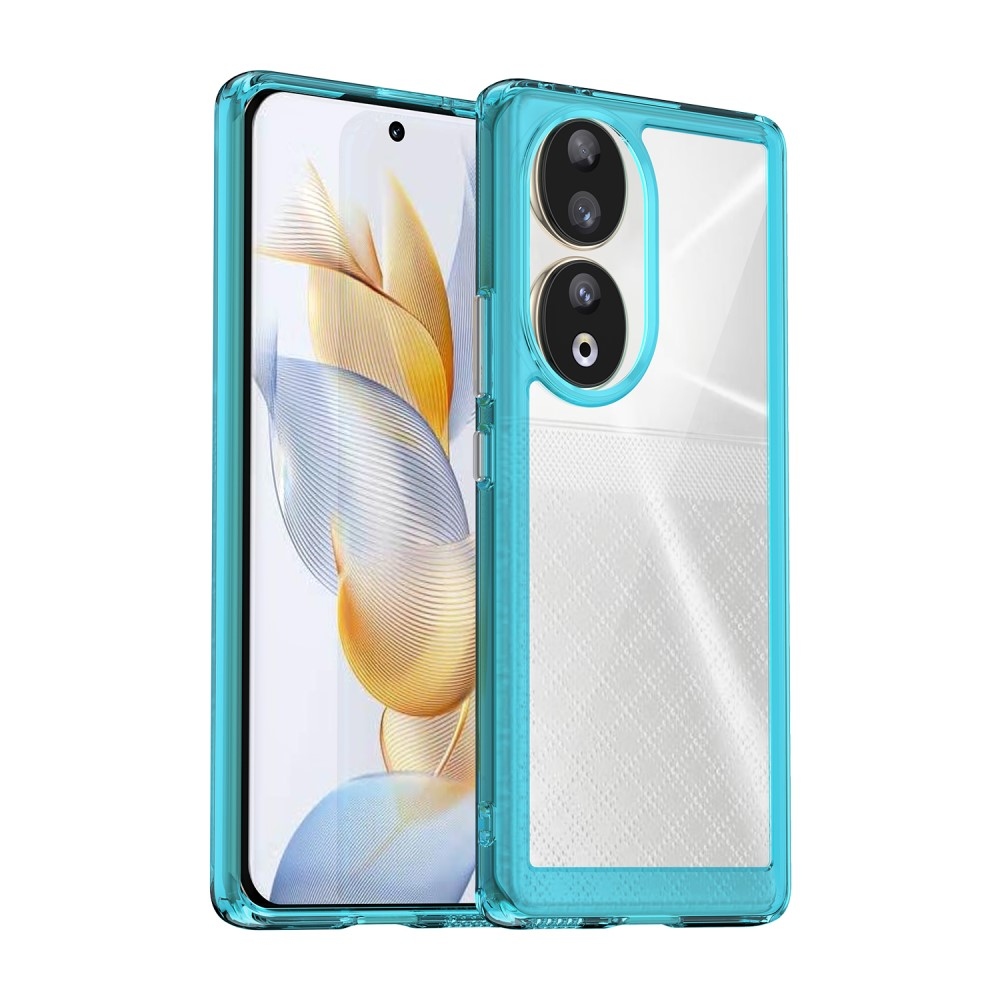 Gél tok fix hátlappal Honor 90-hez - kék