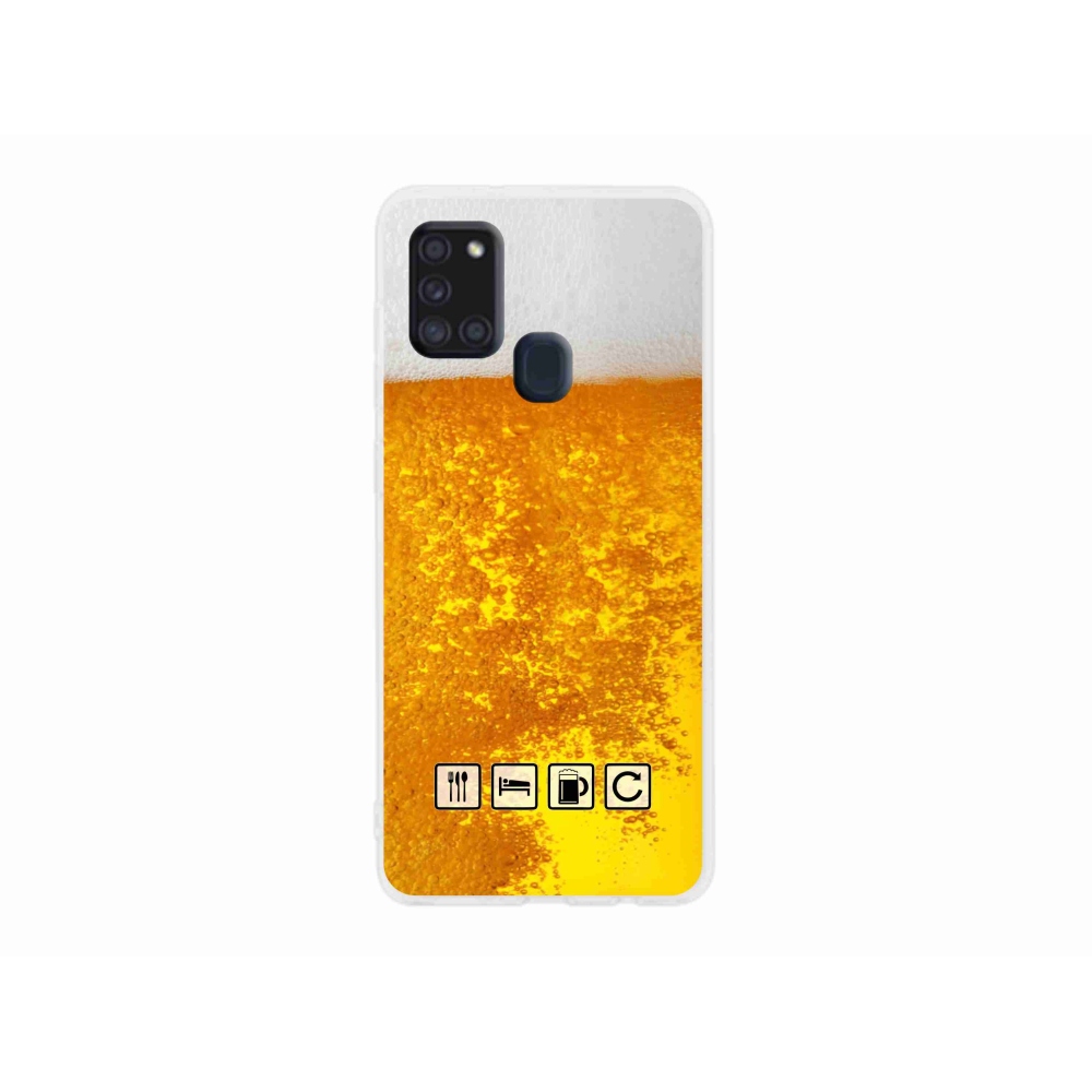 Gél borítás mmCase Samsung Galaxy A21s - sör motívum 3