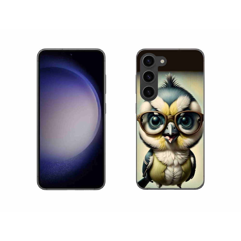 Zselés borítás mmCase Samsung Galaxy S23 5G - kölyök szemüveggel