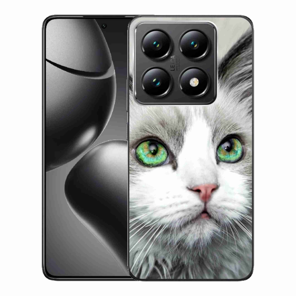 Zselés borítás mmCase a Xiaomi 14T Pro számára - cat view