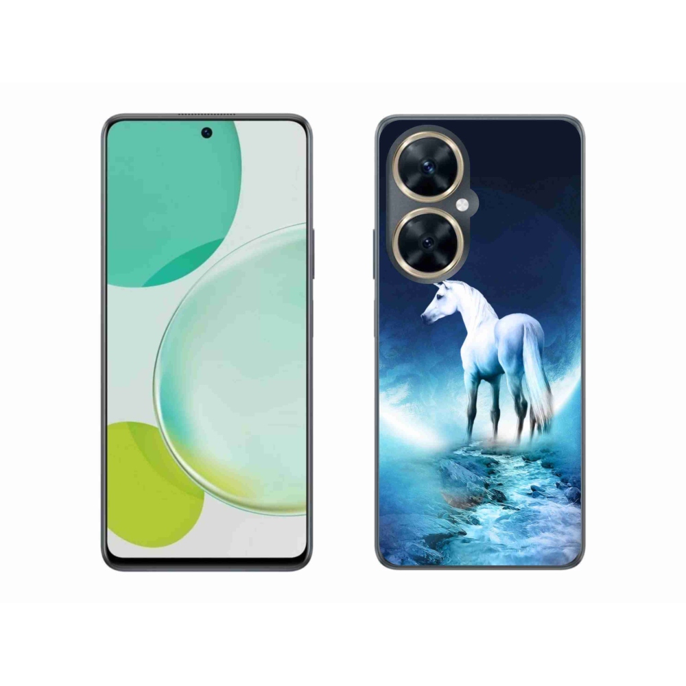 Gél borítás mmCase a Huawei Nova 11i készülékhez - fehér egyszarvú