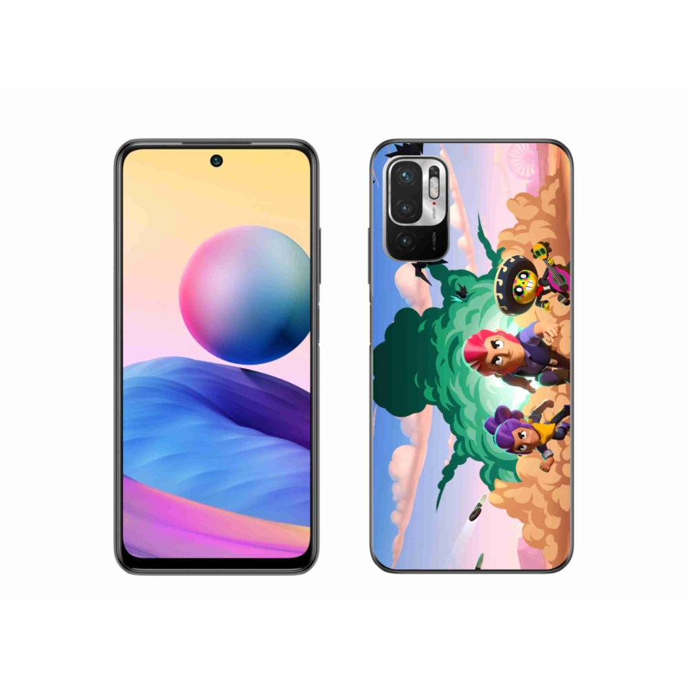 Gél borítás mmCase a Xiaomi Redmi Note 10 5G-hez - verekedés csillagok