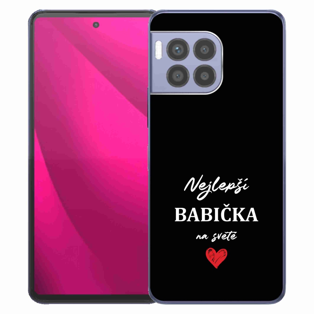 Gél borítás mmCase a T-Mobile T Phone 2 Pro készülékhez - Best Grandma 1 fekete háttér