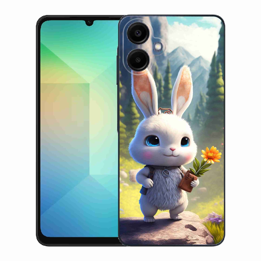 Gél borítás mmCase Samsung Galaxy A06 4G - aranyos nyuszi