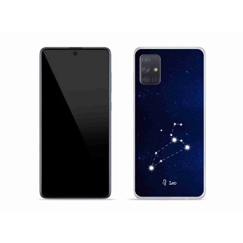 Gél borítás mmCase Samsung Galaxy A51 készülékhez - Oroszlán csillagkép