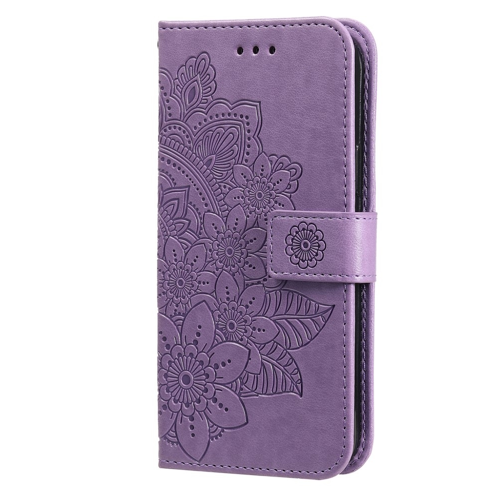 Mandala könyv tok a Vivo X200 5G készülékhez - lila