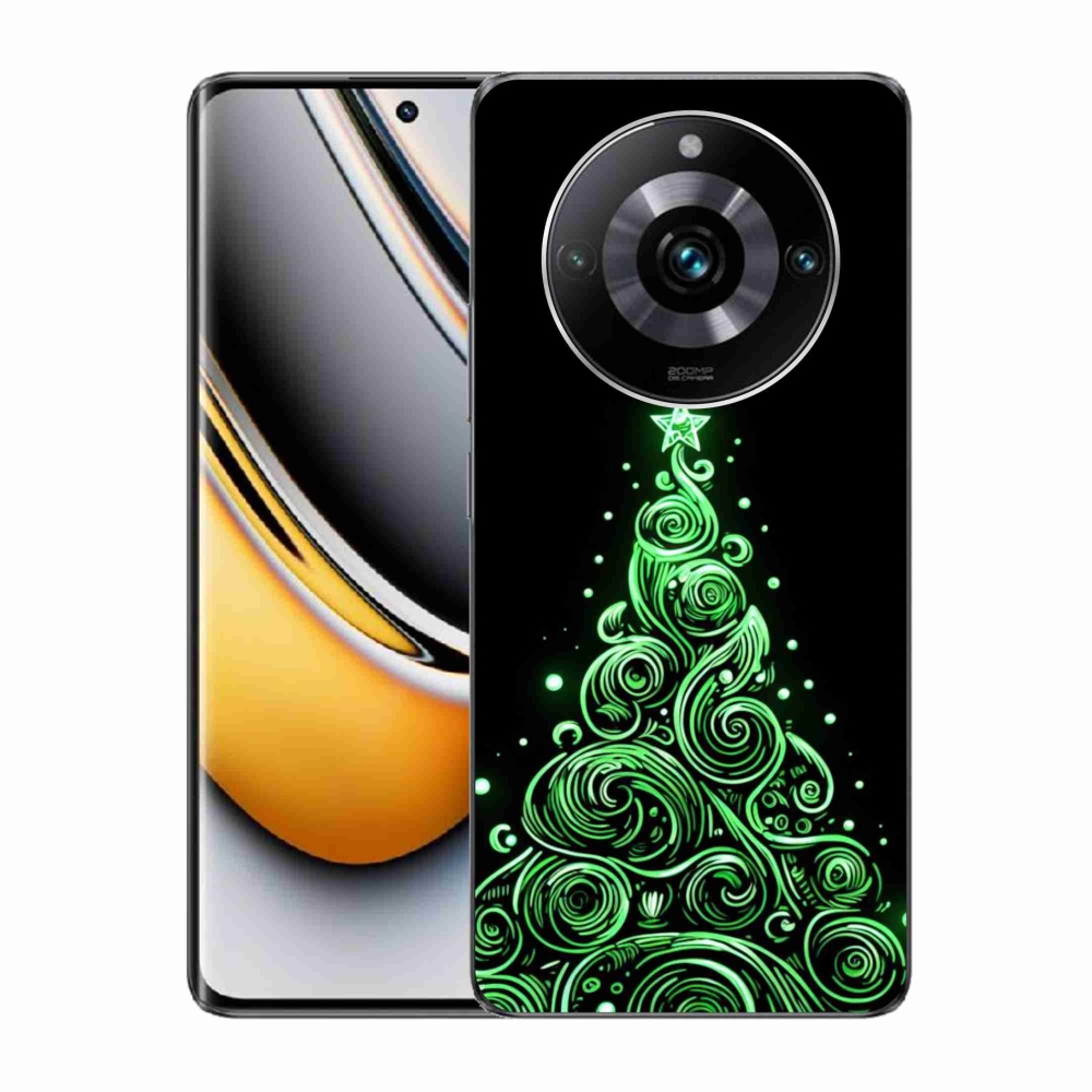 Gél borítás mmCase a Realme 11 Pro/11 Pro+ készülékhez - neon karácsonyfa 3