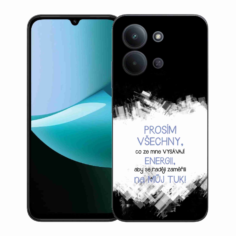 Gél borító mmCase a Xiaomi Redmi 15C 4G (171mm)/Poco C85 4G (171mm) - vicces szöveg 1 kék