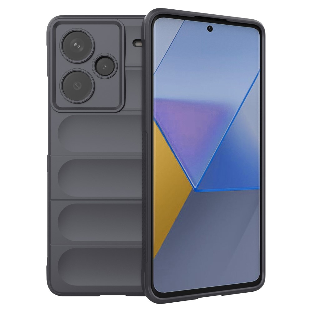 Rugg tartós zselés tok Xiaomi Redmi Note 13 Pro+ 5G - sötétszürke