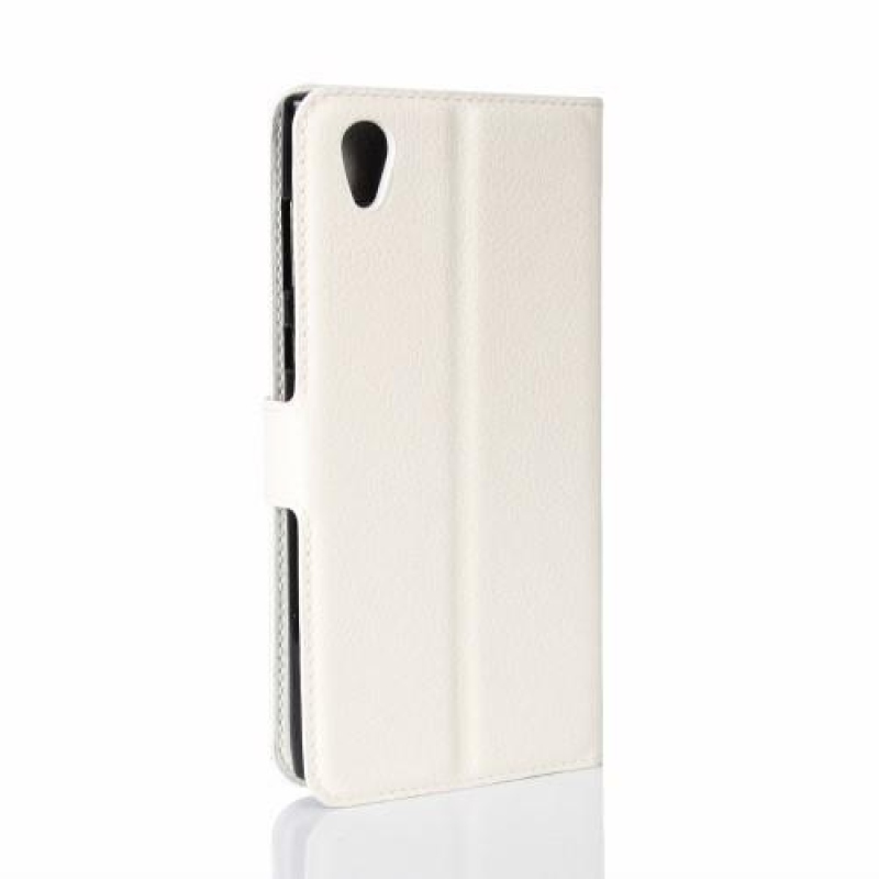 Gaines PU bőr tok Sony Xperia L1 készülékhez - fehér