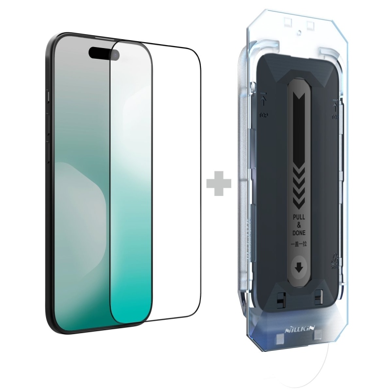 Nillkin edzett üveg 2.5D CP+ PRO fekete Apple iPhone Air készülékhez (applikátorral)