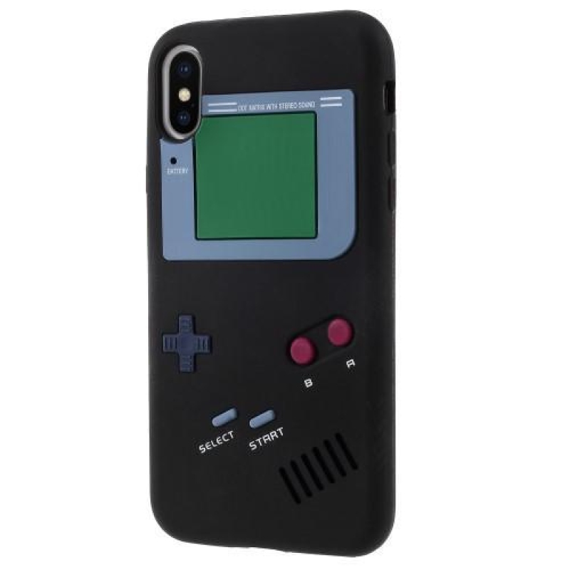 Games szilikon tok iPhone X készülékhez - fekete
