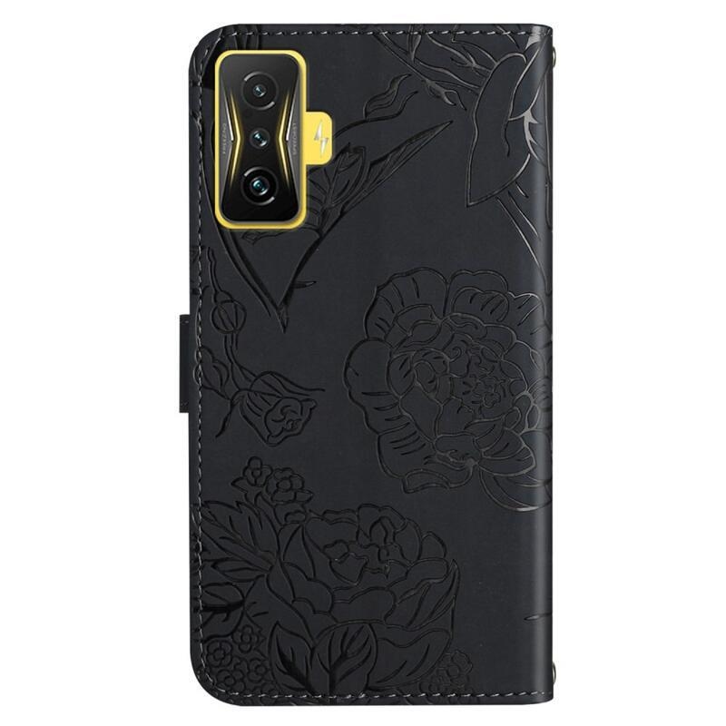 Gami PU bőr pénztárca tok Xiaomi Poco F4 GT-hez - fekete