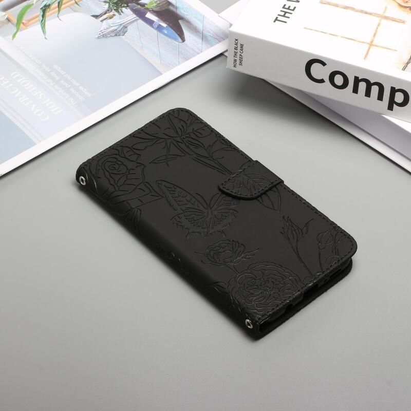 Gami PU bőr pénztárca tok Xiaomi Poco F4 GT-hez - fekete