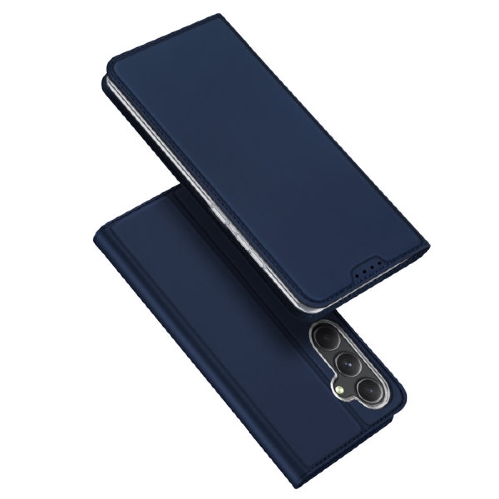 DUX könyvtáska Samsung Galaxy S23 FE készülékhez - sötétkék