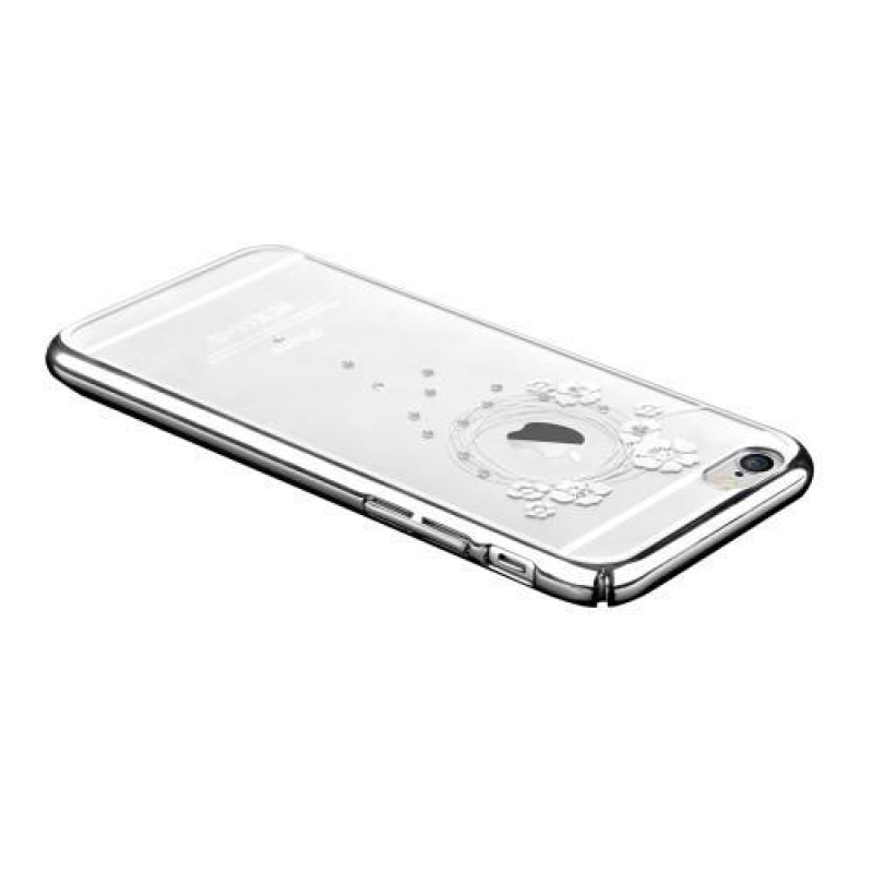 Garl kristály műanyag tok iPhone 6s Plus és 6 Plus készülékhez - ezüst színű